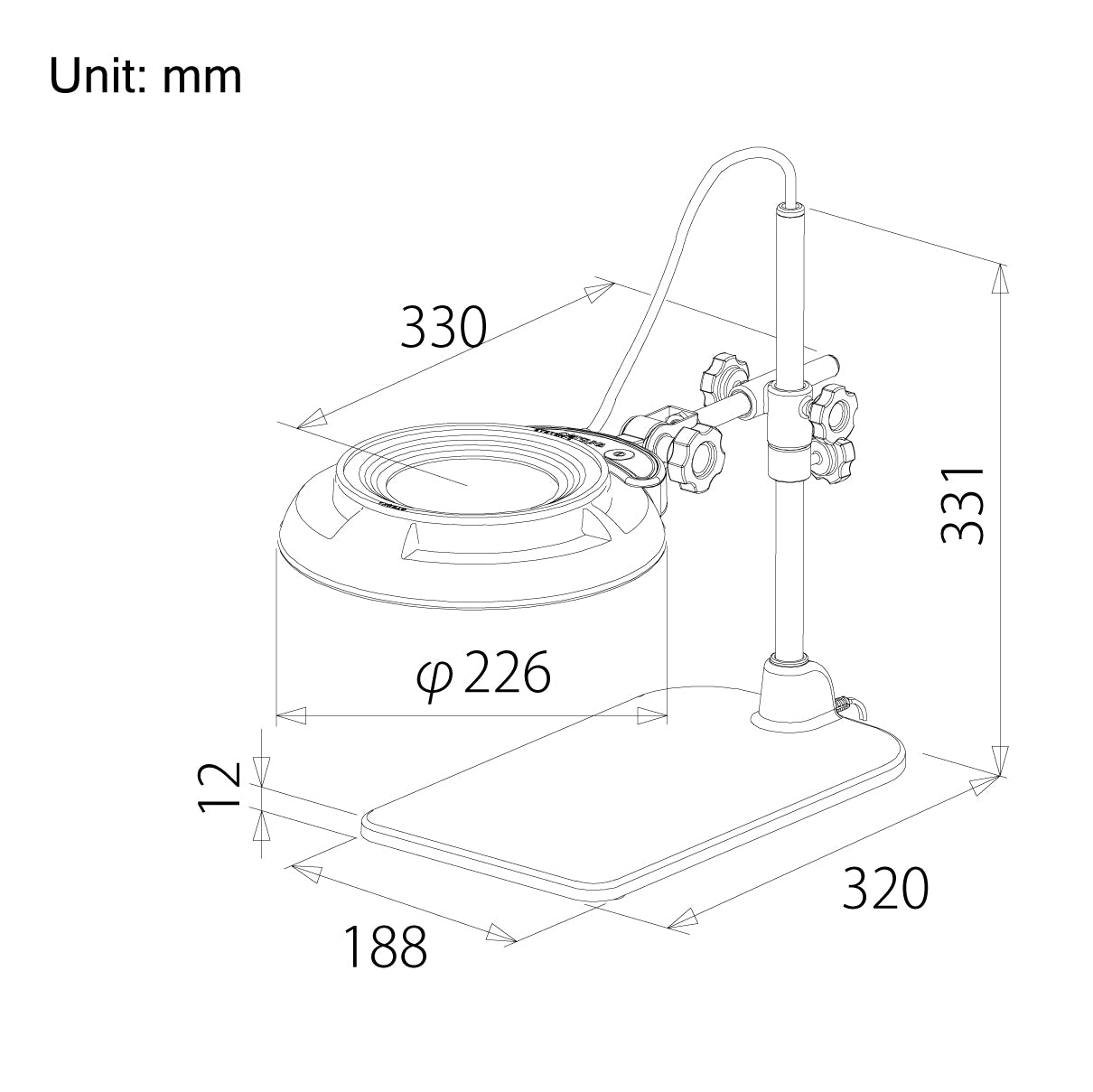 ENVL B OTSUKA Illuminated Magnifier envl-b-otsuka-illuminated-magnifier